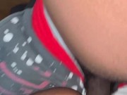 Girl come over for study history class butt got a bbc in her ass instead