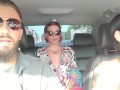 Threesome in the car