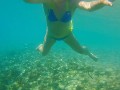 Underwater CLOSE UP PEE and Naked Swimming