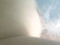 Pregnant mermaid in whirpool/ belly inflation/water belly enema/water belly bulge