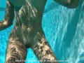 Camsoda - Sexy Brunette Plays With Her Pussy Underwater