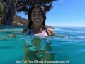 Camsoda - Sexy Brunette Plays With Her Pussy Underwater