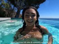 Camsoda - Sexy Brunette Plays With Her Pussy Underwater