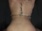 TINDER DATE GONE RIGHT - SEXY EBONY TAKES BACKSHOTS FROM BIG BLACK DICK