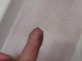 Having a wank infront of mirror and in the bath