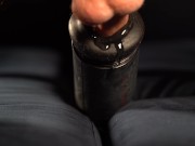 Intense quickie fuck male mouth fleshlight toy POV