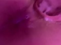 Teen slut fucking herself with dildo pussy dripping cum