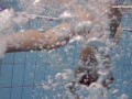 Czech teen Sima in the public swimming pool nude