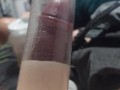 I pump my uncut cock with a penis pump