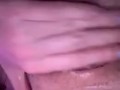 19 year old slut spitting and playing with creamy pussy