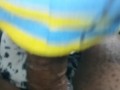 HAITIAN FREAK DEEPTHROATS BBC THEN GETS THICK RICH CUMLOAD ON HER LIPS AND CHEEKS!!!!!!!