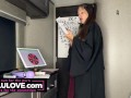 Witchy babe in wizard costume zaps your cum schedule with dildo wand and other hocus pocus teasing & ass spreads - Lelu Love