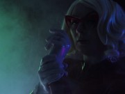 ASMR vinyl nitrile nurse doctor MEDICAL GLOVES FETISH Arya Grander in latex rubber Halloween costume