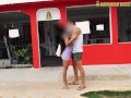 Hot Peruvian Babe By A Stranger To Play A Game For Kiss Which Ended With Hardcore Sex