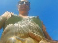 Hardcore ANAL FUCK in the Sea # Underwater CUM spray