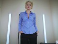 FITTING-ROOM - Secretary Ariel aka Lilith loves to fill her wet and tight pussy