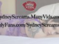 Slutty Oiled Up BBW Belly JOI - BBW Sydney Screams - PREVIEW