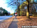 While Bicycling, Sexiest Black Buttocks Flashing Upskirt Outside By Sheisnovember Perfect Butt Stuffed With Her Tiny Panties