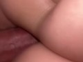 He pops my anal cherry and gives my pretty, tight asshole a creampie! 🫦