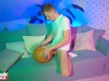 Fakehub Originals - College teen fucks a pumpkin at Halloween house party before getting lucky with hot Thai girl in cosplay