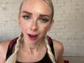 POV JOI Face Fetish FaceTime Call With Trainer Cum Countdown Roleplay - Remi Reagan