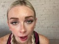 POV JOI Face Fetish FaceTime Call With Trainer Cum Countdown Roleplay - Remi Reagan
