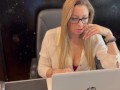My boss catches me looking porn at the office - Jessica Fox
