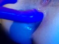 FUCKING HERSELF IN ASS WITH DILDO