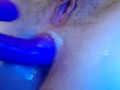 FUCKING HERSELF IN ASS WITH DILDO