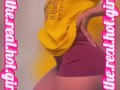 Chocolate Ebony Baddie Twerks & Strips in College Dormroom