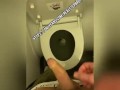 Wanking plane toilet