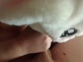 Foya sweet plump furry wife gets fake sperm in her mouth and blows it
