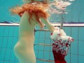 Marketa surprises you underwater being horny