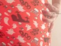 Cute Halloween pj pants tease! 