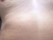 Mya getting a pounding while watching her tits bounce