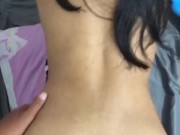 Rico culo de mi novia, al final me corro en ella CASERO 