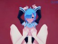 Rem and I have intense sex in the bedroom. - Re:Zero POV Hentai