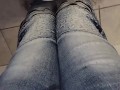 Trying to make it to the toilet before losing control and soaking my favorite skinny jeans POV