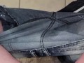 Trying to make it to the toilet before losing control and soaking my favorite skinny jeans POV