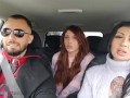Fucking Tattooed Hitchhiker (Threesome)