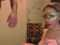 Tinder Girl Hard Facefuck Closeup In her Halloween mask FULL VIDEO ON ONLYFANS Raxxxbit