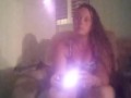 Filming Upskirt Busty Milf While She Plays Video Games and Smoking Cigarettes