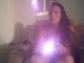 Filming Upskirt Busty Milf While She Plays Video Games and Smoking Cigarettes