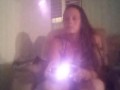 Filming Upskirt Busty Milf While She Plays Video Games and Smoking Cigarettes