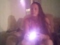 Filming Upskirt Busty Milf While She Plays Video Games and Smoking Cigarettes
