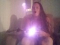 Filming Upskirt Busty Milf While She Plays Video Games and Smoking Cigarettes