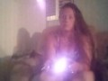 Filming Upskirt Busty Milf While She Plays Video Games and Smoking Cigarettes