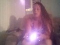 Filming Upskirt Busty Milf While She Plays Video Games and Smoking Cigarettes