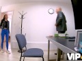 VIP4K. Porn actress is humped by the pushy creditor in his office