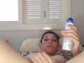 masturbating with a deodorant
